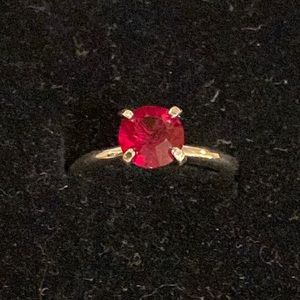 Sarah Coventry Faux Ruby Ring